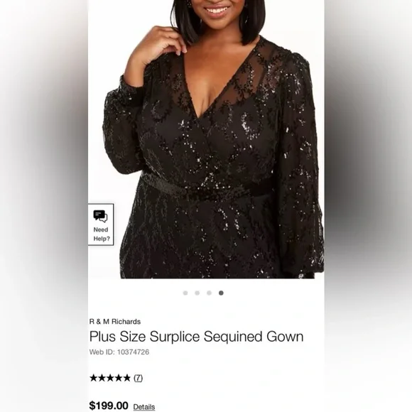 Plus Dress - Picture 3 of 7